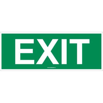 Bezpečnostná tabuľka - EXIT