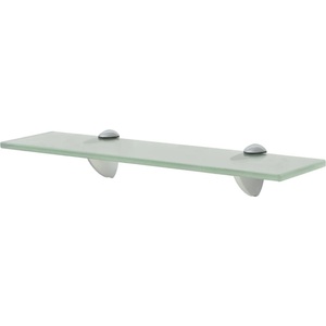 vidaXL Подвижен рафт, стъкло, 40 x 10 см, 8 мм (243771)