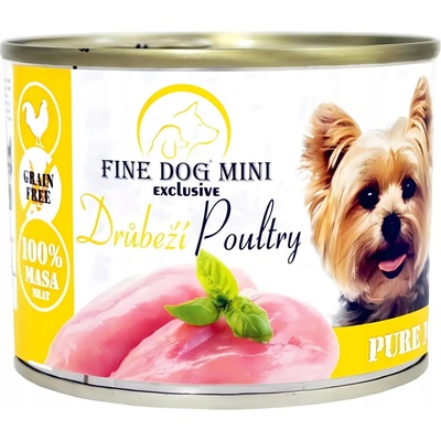Fine Adult MINI Exclusive drůbeží 100% masa 200 g