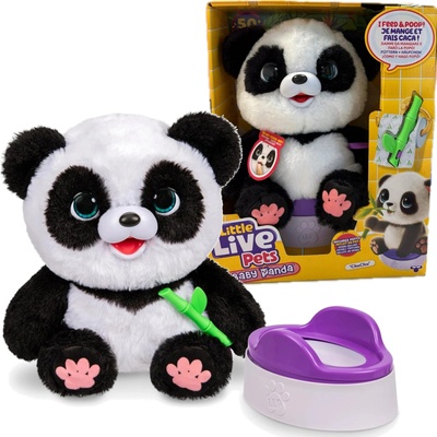 Little Live Pets Interaktívna Panda Chu Chu 50 funkcií s Nočníkom 26676