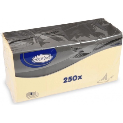 Wimex Ubrousek 1 8 skládání 3V béžový 250ks 33x33cm