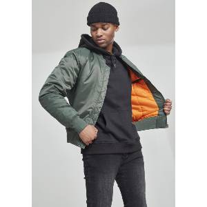 Urban Classics Мъжко яке тип бомбър Urban Classics olive в цвят маслинаMODEL543 SALE - , размер S