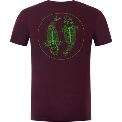 Korda tričko Mandala Tee burgundy