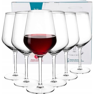 Altom DesignSkleničky na červené víno Rubín 6 x 530 ml
