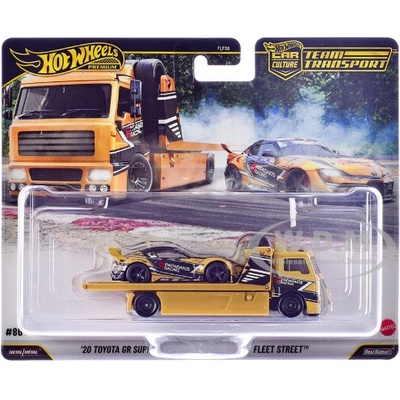 Mattel Hot Wheels Premium Car Culture Team Transport 20 Toyota GR Supra a Fleet Street