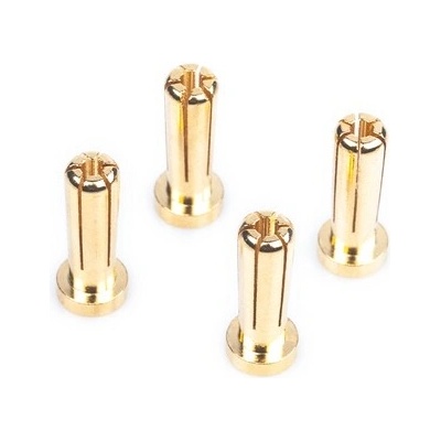 LRP Electronic 5 mm/G5 Zlaté konektory Team/Gold 18 mm 4 ks.