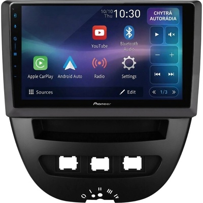 Pioneer SPH-PF97BT Peugeot 107 / Citroen C1 / Toyota Aygo