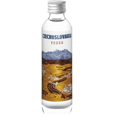 Czechoslovakia Vodka 40% 0,04 l (čistá fľaša)