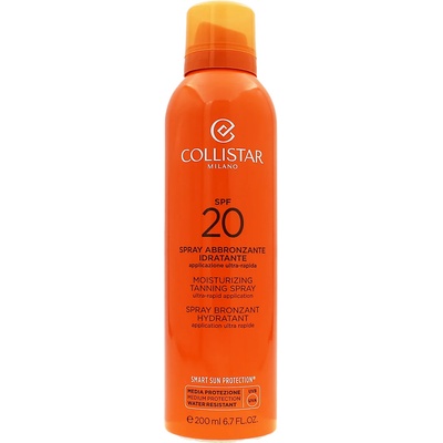 Collistar Moisturizing Tanning Spray слънцезащитен спрей SPF 20 200 мл