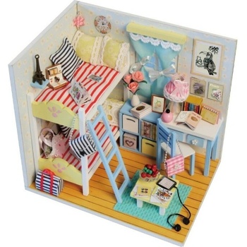 Dvěděti miniatura domečku Návrat do dětství