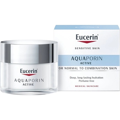 Eucerin AQUAporin Active Normal To Combination Skin хидратиращ крем за нормална до смесена кожа за жени 50 мл