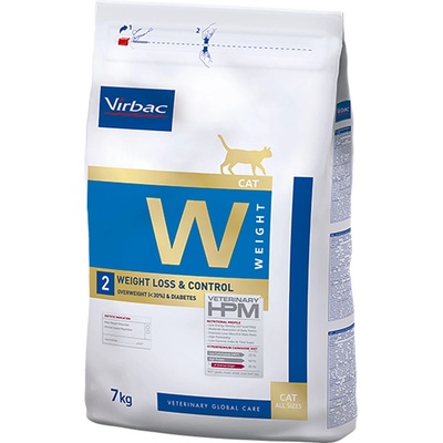 Virbac Veterinary HPM Cat Weight Loss and Control W2 2 x 7 kg