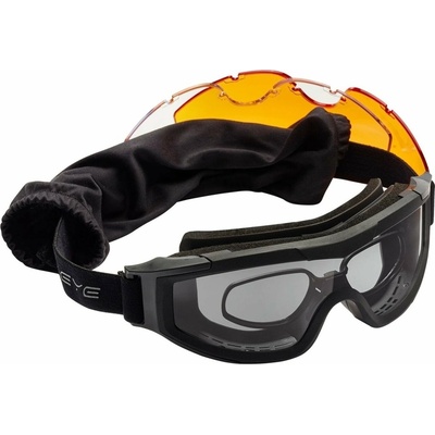 Okuliare Swiss Eye taktické uzavreté F-Tac vrátane výmenných skiel a RX clipu