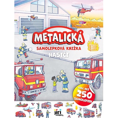 Jiří Models metalická samolepková knížka Hasiči