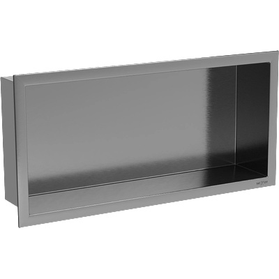 Mexen X-Wall-R рафт за ниша с ширина 45 x 20 см, четка стомана в цвят на пистолет (19E0452010)