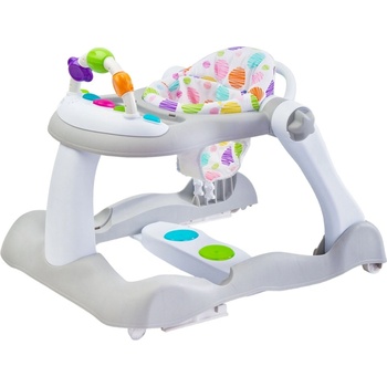 Caretero Toyz Бебешка проходилка 3 в 1 Caretero Toyz - Bounce, сива (TOYZ-2050)