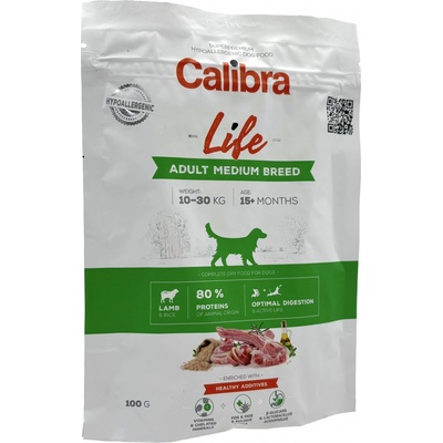 Calibra Dog Life Adult Medium Breed Lamb 0,1 kg