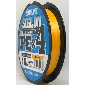 SUNLINE šňůra SIGLON PEx4 OR 150m 16lb