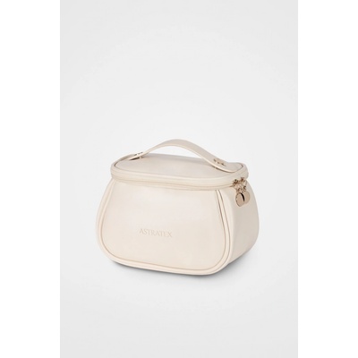 Astratex kosmetická taštička smetanová – Zboží Dáma