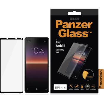 Panzer Стъклен протектор PanzerGlass за Sony Xperia 1 ll CaseFriendly - Черно