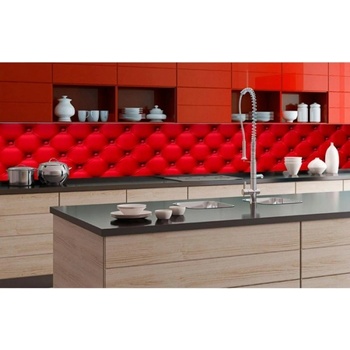 DIMEX ART s. r. o Фототапет за кухня - червен капак 350 x 60 см