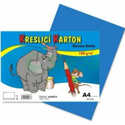 Stepa Kreslicí karton A4 180 g [50 listů] Varianta: zelený tmavě