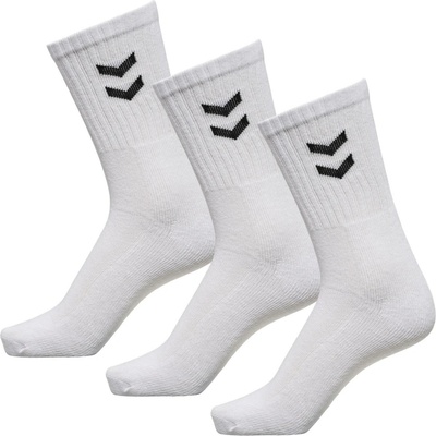 Hummel ponožky Basic 3 páry bílá