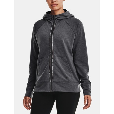 Under Armour Rival Terry Taped FZ Hoodie-GRY šedá