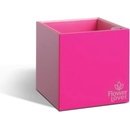 Plastkon FLOWER LOVER cubico 9x9x9 cm růžové