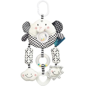 Sensillo Играчка За количка Черно-Бяла Слонче Sensillo
