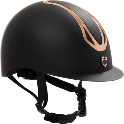 Equestro Helma jezdecká Azael Rowel Fitting black rose gold – Zboží Dáma