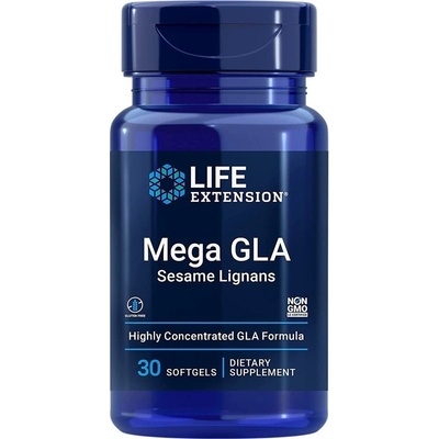 Life Extension Mega GLA Sesame Lignans 30 gelové tablety