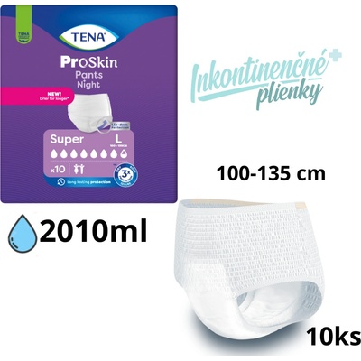 TENA Pants Night Super Large ink.kalh. 10 ks 793672