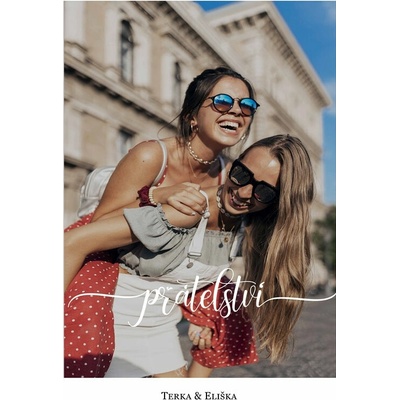 Plakát Vlastní fotografie s textem - přátelství