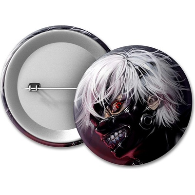 Tokyo Ghoul placka Kaneki Ghoul 50 mm