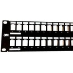 3M Пач панел 3m vol-ppca-f48k, 48 порта, 2u, матиран алуминий, празен (uu001622933) - BestPC