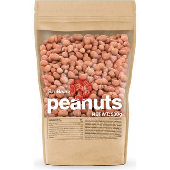GymBeam Arašídy nepražené 500 g
