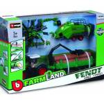 Bburago Bburago 10см Комплект подарък с трактор Farm - Fendt 1050 Vario с 3 ремаркета (31668)