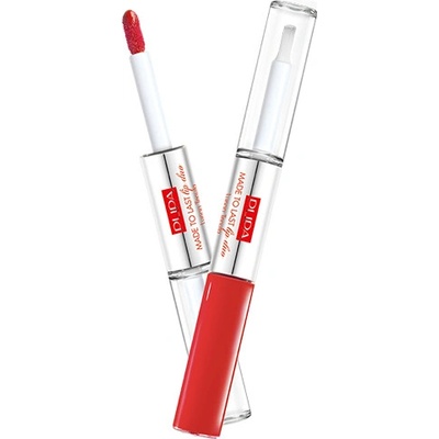 Pupa Made to Last Lip Duo vodeodolný rúž 001 Hot Coral 2x4 ml