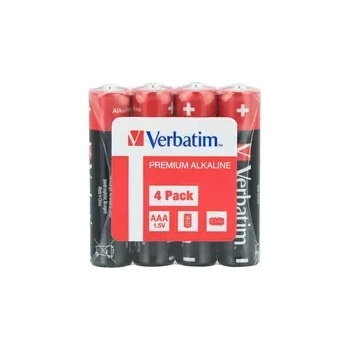 Image 1 of Verbatim Батерия, Verbatim ALKALINE BATTERY AAA 4 PACK (SHRINK WRAP) (49500)