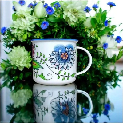 Český porcelán Dubí Hrnček Tina Nature cibulák 100 ml