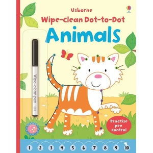 Wipe-clean Dot-to-dot Animals | Katrina Fearn (ISBN: 9781409587521)