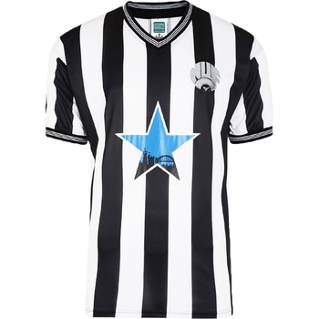 Score Draw Футболна фланелка Score Draw Newcastle United '84 Home Shirt Adults - Black/White