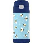 Thermos FUNtainer термо бутилка със сламка, пчели, 355 мл (12001H)