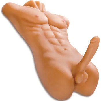 Image 1 of X Fun Мега мастурбатор с пенис отливка "dude silly flesh" 50 х 30 см. 3d Торс