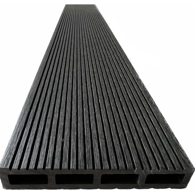 NIKA WPC дъска за огради и облицовки, 120x20x2000 мм, цвят антрацит (FR-DT 120204)