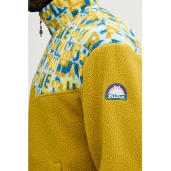 Salewa Суичър за спортове на открито Salewa Eagle Anniversary в зелено с десен 00.0000029197 (00.0000029197)