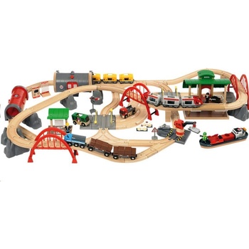 Brio vláčiková dráha Deluxe set v plastovom boxe