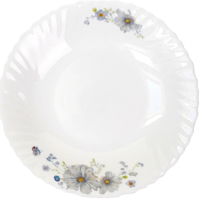 Cegeco HLBOKÝ TANIER AMELIA 22 CM OPÁLOVÉ SKLO