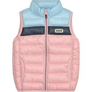 Color Kids Детски синтетичен елек Color Kids Kid's Waistcoat Quilted Colorblock Synthetic vest - Bridal Rose - размер 122 (EU) (703-6806-0115)